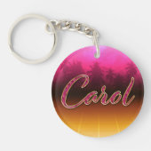 Porte-clés Prénom de Carol (Devant)