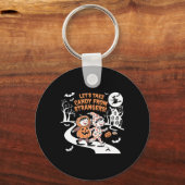 Porte-clés Prenons des bonbons à des étrangers Drôle Hallowee (Recto)