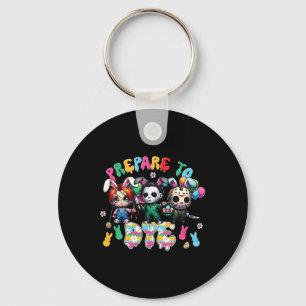Porte-clés Préparez-vous pour les personnages d'horreur de Pâ