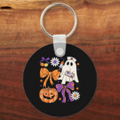 Porte-clés Preppy Boho Floral Nurse Ghost Coquette Bow Hallow (Recto)