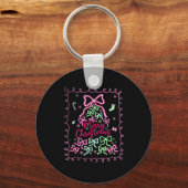 Porte-clés Preppy Nk Coquette Bow Christmas Tree Girly Xmas H (Recto)
