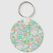 Porte-clés Preppy Palm Beach Golf Cart (Verso)