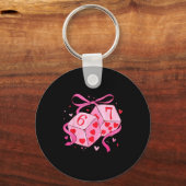 Porte-clés Preppy Six Seven Valentine 6 7 Meme Funny Coquette (Recto)