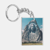 Porte-clés Présence divine sur le pic majestueux (Devant gauche)