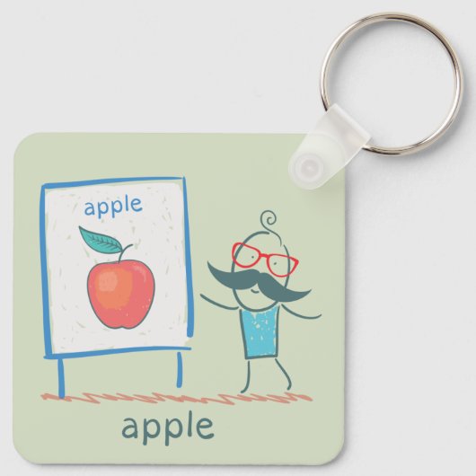 Porte-clés Présentation d'une Apple (Dos)