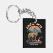 Porte-clés Préserver et protéger l'ours grizzli (Devant gauche)