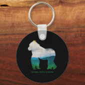 Porte-clés Préserver Protéger Protéger le climat Environ (Recto)