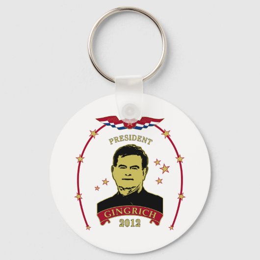 Porte-clés Président Gingrich 2012 (Recto)