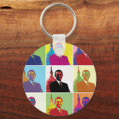 Porte-clés Président Obama Pop Art (Recto)