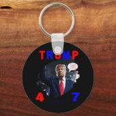 Porte-clés Président Trump #47 (Recto)