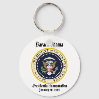 Porte-clés PRÉSIDENTE OBAMA Inauguration Commémoration