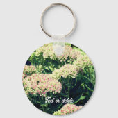 Porte-clés Presque Fleur Sedum Personnalisé (Recto)