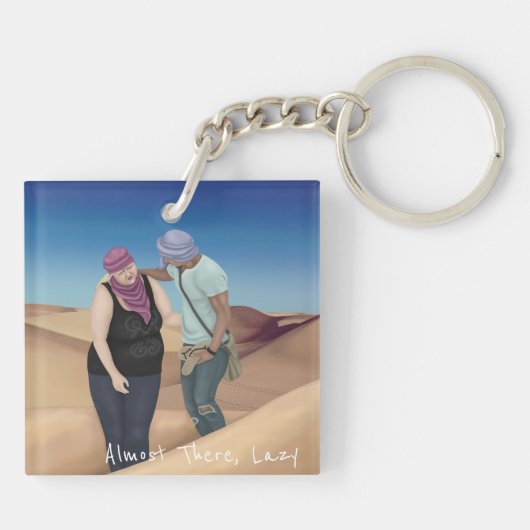 Porte-clés Presque Là, Lazy (Dos)