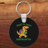 Porte-clés Prêt À Écraser Le Dinosaure Du Jardin D'Enfants Re (Recto)
