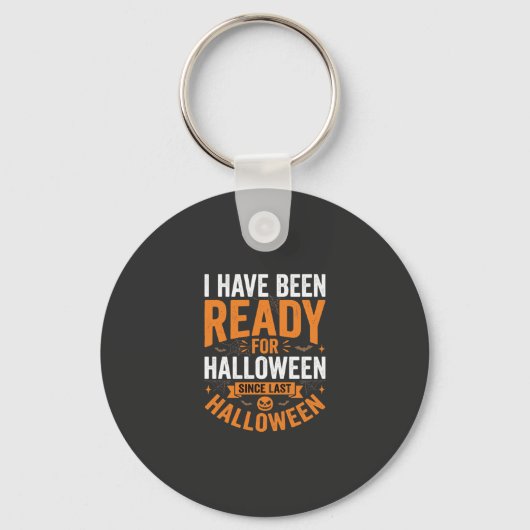 Porte-clés Prêt pour le design de crâne de citrouille Hallowe (Recto)