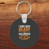 Porte-clés Prêt pour le design de crâne de citrouille Hallowe (Recto)