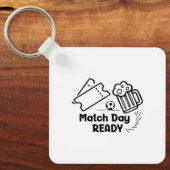 Porte-clés Prêt pour le jour du match (Recto)