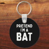 Porte-clés Pretend I'm A Bat Funny Lazy Easy Halloween Costum (Recto)
