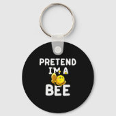 Porte-clés Pretend I'm A Bee Funny Lazy Easy Halloween Costum (Recto)