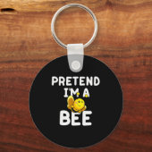 Porte-clés Pretend I'm A Bee Funny Lazy Easy Halloween Costum (Recto)