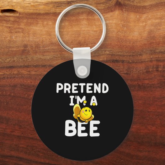 Porte-clés Pretend I'm A Bee Funny Lazy Easy Halloween Costum (Recto)