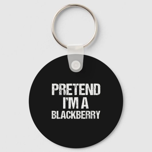 Porte-clés Pretend I'm A Blackberry Funny Lazy Halloween Cost (Recto)