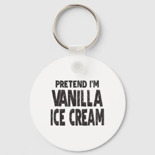 Porte-clés Prétendre que je suis Vanilla Ice Cream Easy Hallo
