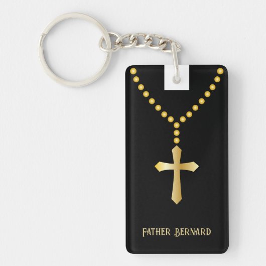 Porte-clés Prêtre Vicaire Pasteur Clergé (Devant)