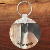 Porte-clés Pretty Llama Farm Animal Personalized (Verso)