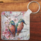 Porte-clés Pretty Painted Kingfish and Flowers (Verso)