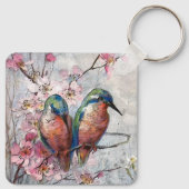 Porte-clés Pretty Painted Kingfish and Flowers (Dos)