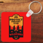 Porte-clés Prévention des incendies (Verso)