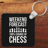 Porte-clés Prévisions de week-end - 100% de chances d'échecs (Verso)