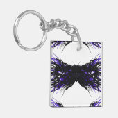 Porte-clés Pride Abstract 7 Deadly Sins Alcohol Ink Art (Devant gauche)