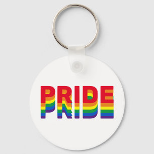 Porte-clés Pride lgbt lgbtq queer gay rainbow couleurs rétro