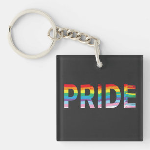 Porte-clés PRIDE LGBTQIA Rainbow Flag, fête du mois