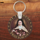 PORTE-CLÉS PRIE POUR NOUS ! ENGIN DÉVOTIONNEL (Recto)