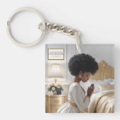 Porte-clés Prier Mère Acrylique (Devant)