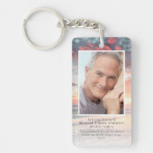 Porte-clés Prière commémorative du coucher du soleil (Devant)