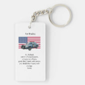 Porte-clés Prière d'application de la loi St. Michael personn (Dos)