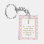 Porte-clés Prière de communion (Devant gauche)