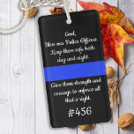 Porte-clés Prière de la police Personnalisée Mince Porte - cl<br><div class="desc">Des policiers de la Ligne Bleue Mince Porte - clé de prière - "Dieu, bénis nos policiers. Gardez-les en sécurité jour et nuit. Donnez-leur la force et le courage de faire respecter tout ce qui est juste." Parfait pour tous les policiers et agents de la force publique. Ces porte -...</div>