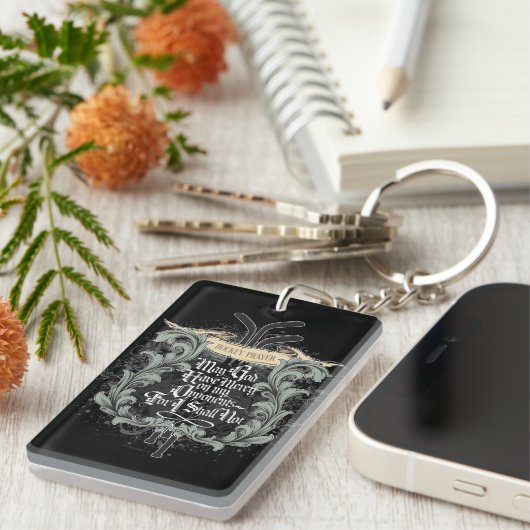 Porte-clés Prière d'hockey (Devant droit)