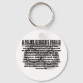 PORTE-CLÉS PRIÈRE D'UN POLICIER (Recto)