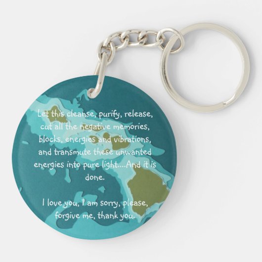 Porte-clés Prière hawaïenne (Dos)