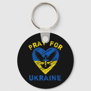 Porte-clés Priez pour l'Ukraine