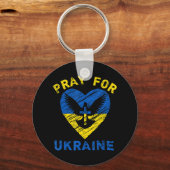 Porte-clés Priez pour l'Ukraine (Recto)