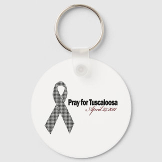Porte-clés Priez pour Tuscaloosa Alabama (Houndstooth)