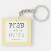 Porte-clés Priez sans cesse - 1 Thes 5:17 (Dos)