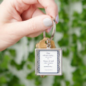Porte-clés Priez Sans Cesser Les Écritures Inspirationnelles (main)